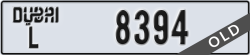 dubai - code - L - number -8394