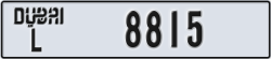 dubai - code - L - number -8815