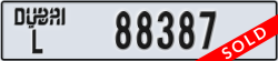 dubai - code - L - number -88387