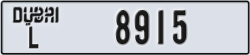 dubai - code - L - number -8915