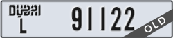 dubai - code - L - number -91122