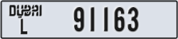 dubai - code - L - number -91163
