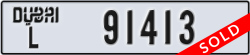 dubai - code - L - number -91413