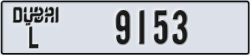 dubai - code - L - number -9153
