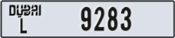 dubai - code - L - number -9204