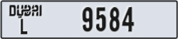 dubai - code - L - number -9584