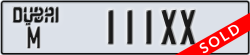 dubai - code - M - number -111XX