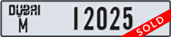 dubai - code - M - number -12025