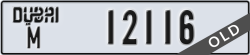 dubai - code - M - number -12116