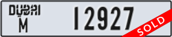 dubai - code - M - number -12927
