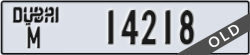 dubai - code - M - number -14218