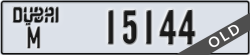 dubai - code - M - number -15144