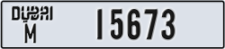 dubai - code - M - number -15673
