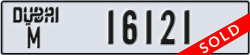 dubai - code - M - number -16121