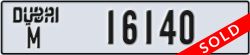 dubai - code - M - number -16140