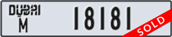 dubai - code - M - number -18181