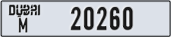 dubai - code - M - number -20260