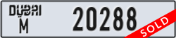 dubai - code - M - number -20288