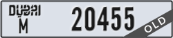 dubai - code - M - number -20455