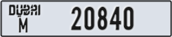 dubai - code - M - number -20840