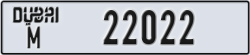 dubai - code - M - number -22022