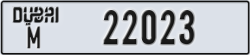 dubai - code - M - number -22023