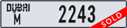 dubai - code - M - number -2243