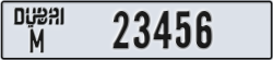 dubai - code - M - number -23456