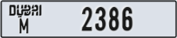 dubai - code - M - number -2386