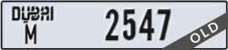 dubai - code - M - number -2547