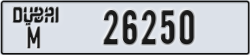 dubai - code - M - number -26250