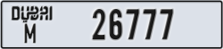 dubai - code - M - number -26777