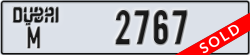 dubai - code - M - number -2767