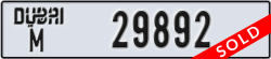 dubai - code - M - number -29892