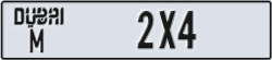 dubai - code - M - number -2X4