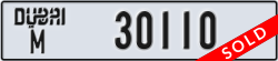 dubai - code - M - number -30110