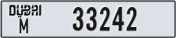 dubai - code - M - number -33242