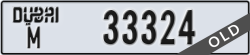 dubai - code - M - number -33324