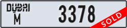 dubai - code - M - number -3378