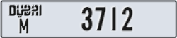 dubai - code - M - number -3712