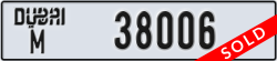 dubai - code - M - number -38006