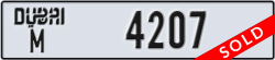 dubai - code - M - number -4207