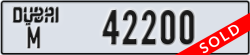 dubai - code - M - number -42200