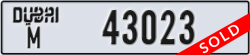 dubai - code - M - number -43023