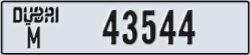 dubai - code - M - number -43544