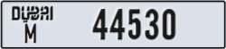 dubai - code - M - number -44530