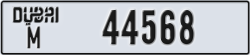 dubai - code - M - number -44568