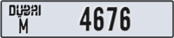 dubai - code - M - number -4676
