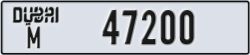 dubai - code - M - number -47200