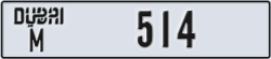 dubai - code - M - number -514